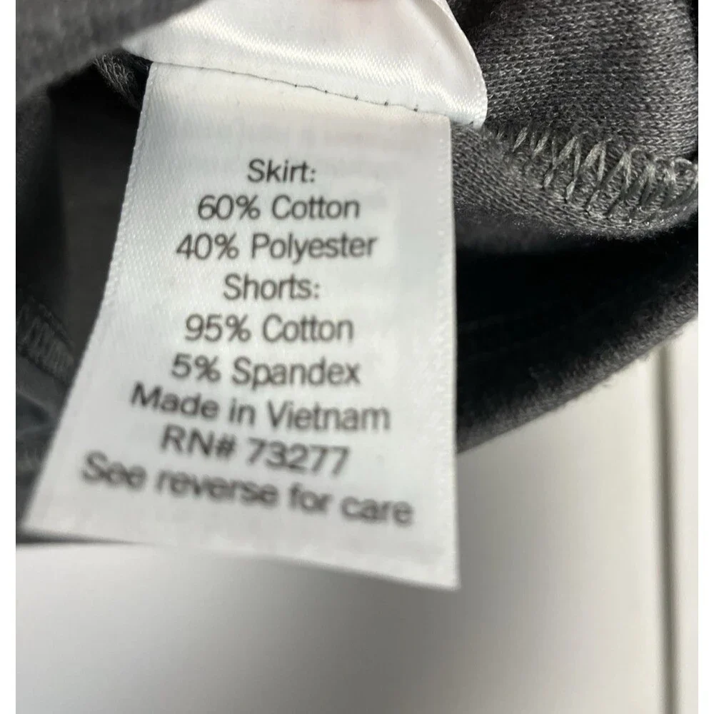 Croft & Barrow Gray Mid Rise Pull on Skort NWT Size Large - Picture 4 of 7